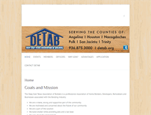 Tablet Screenshot of detab.org